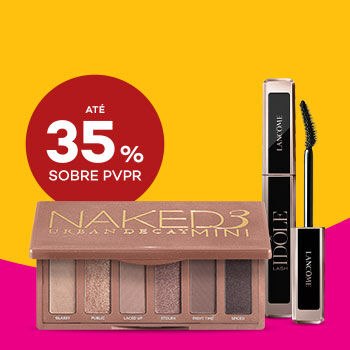 Produtos Olhos Luxo Maquilhagem com selo de desconto até 35% sobre preço de venda ao público recomendado.
