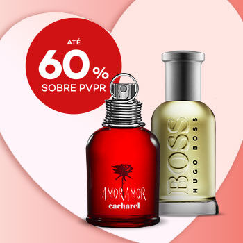Perfumes Mulher e homem com desconto at&eacute; 60% sobre Pre&ccedil;o de Venda ao P&uacute;blico Recomendado.