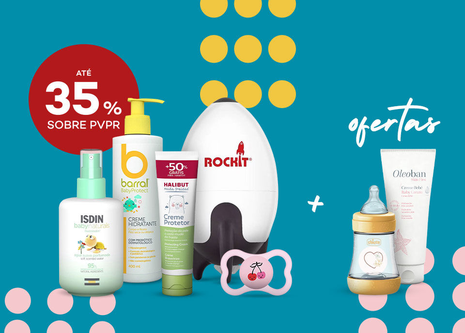 Produtos em Campanha com selo at&eacute; 35% sobre pre&ccedil;o de venda ao publico recomendado