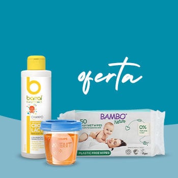 Produtos de beb&eacute; com a palavra oferta