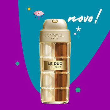 Destaque do novo duo sérum facial da L'Oréal Paris
