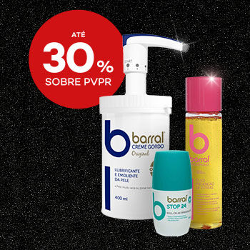 Produtos barral com selo até 30% sobre preço de venda ao público recomendado