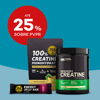 Produtos de nutri&ccedil;&atilde;o desportiva com desconto 25% sobre Pre&ccedil;o de Venda ao P&uacute;blico Recomendado.