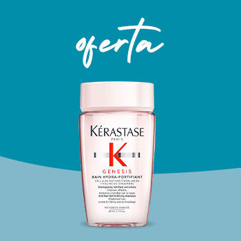 Travel Size Genenis da marca Kérastase com alavra "oferta"