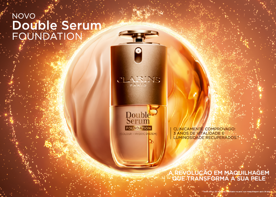 Novo Double S&eacute;rum Foundation Clarins