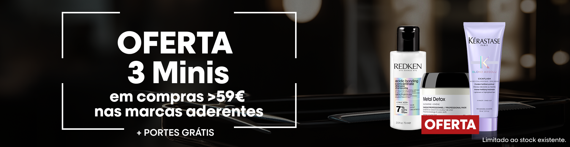 Cabelo Profissional Oferta 3 Minis Cabelo Profissional Oferta 3 Minis