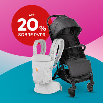 Produtos de Puericultura Pesada com selo de desconto at&eacute; 20% sobre pre&ccedil;o de venda ao p&uacute;blico recomendado.