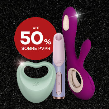  Destaque Brinquedos Sexuais em campanha black friday com selo de desconto até 50% sobre preço de venda ao público recomendado