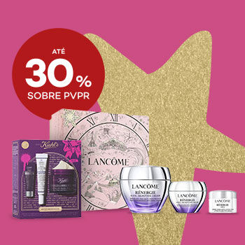 Coffrets Cosmetica Luxo com selo até 30% sobre preço de venda ao publico recomendado