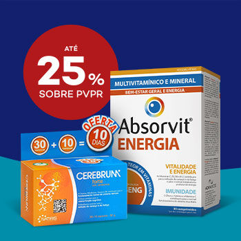 Suplementos para o Cerebro com até 50% sobre preço de Venda ao Público Recomendado