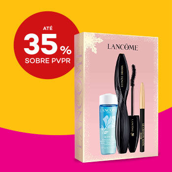 Coffrets Maquilhagem com selo de desconto at&eacute; 35% sobre pre&ccedil;o de venda ao p&uacute;blico recomendado.