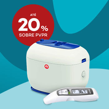 Equipamentos de Saúde  com até 20% sobre preço de Venda ao Público Recomendado