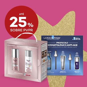coffrets dermcosmetica com selo até 25% sobre preço de venda ao público recomendado
