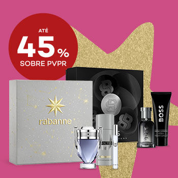 Coffrets Perfumes homem com selo até 45% sobre preço de venda ao publico recomendado