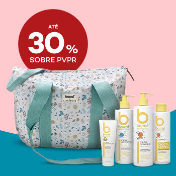 Malas de Maternidade com selo de desconto at&eacute; 30% sobre pre&ccedil;o de venda ao p&uacute;blico recomendado.