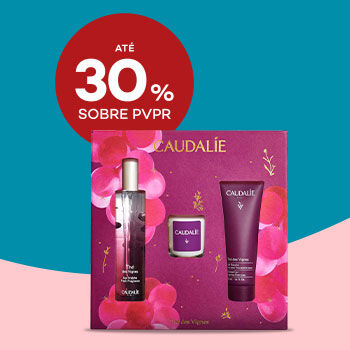 Coffrets Corpo com selo de desconto at&eacute; 30% sobre pre&ccedil;o de venda ao p&uacute;blico recomendado.