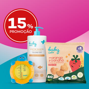 Baby Wells com selo at&eacute; 15% sobre pre&ccedil;o de venda ao publico recomendado