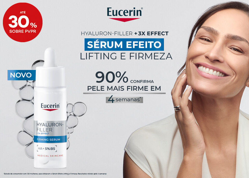 Eucerin S&eacute;rum Hyaluron Filler com selo at&eacute; 30% sobre pre&ccedil;o de venda ao p&uacute;blico recomendado