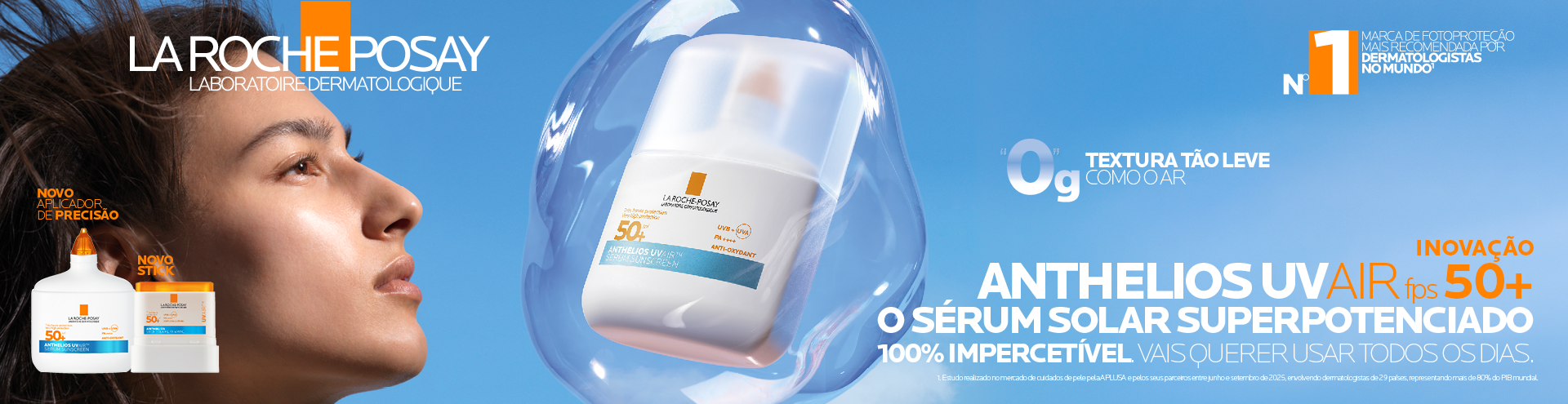 La Roche Posay Anthelios UV. O S&eacute;rum solar superpotenciado.