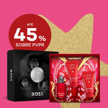 Coffrets perfumes senhora com selo até 45% sobre preço de venda ao público recomendado