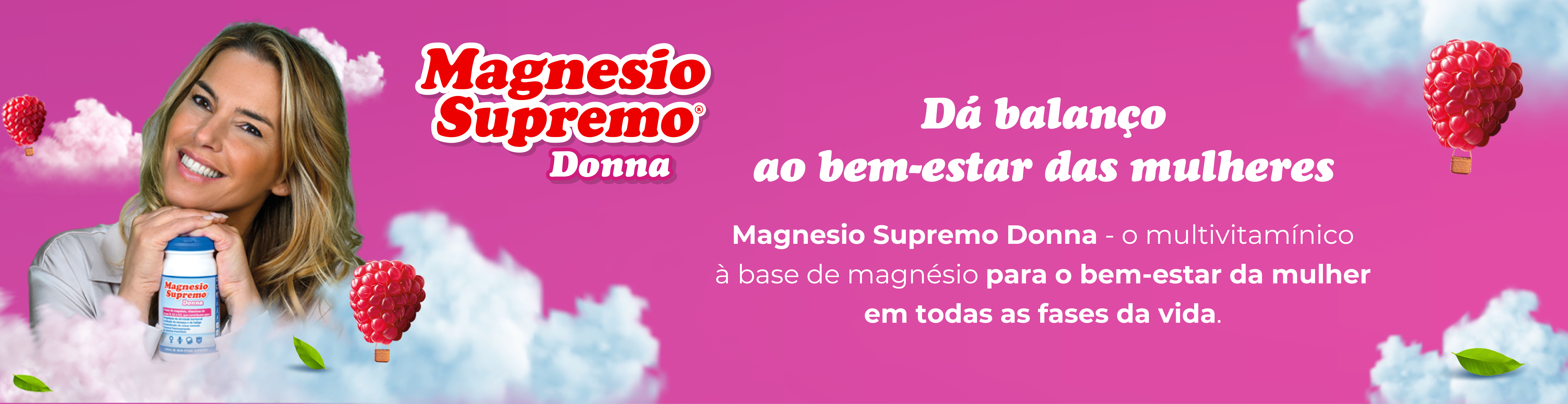 Magnesio Supremo Donna, d&aacute; balan&ccedil;o ao bem-estar das mulheres.