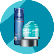 Creme hidrante e sérum de homem