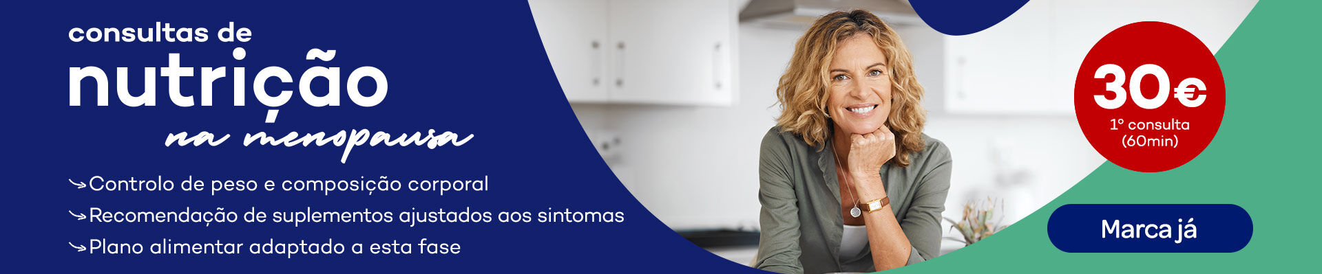 Banner Consultas Perda de Peso na Menopausa e na Perimenopausa  - Consultas Nutri&ccedil;&atilde;o