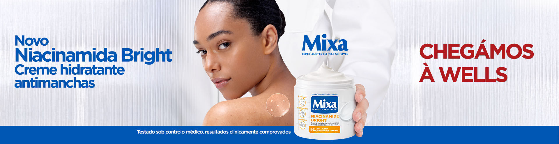 Banner - Mixa Urea Niacinamida - CLP Cosmetica