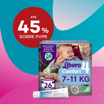 Produtos muda da fralda com desconto até 45% sobre preço de Venda ao Público Recomendado