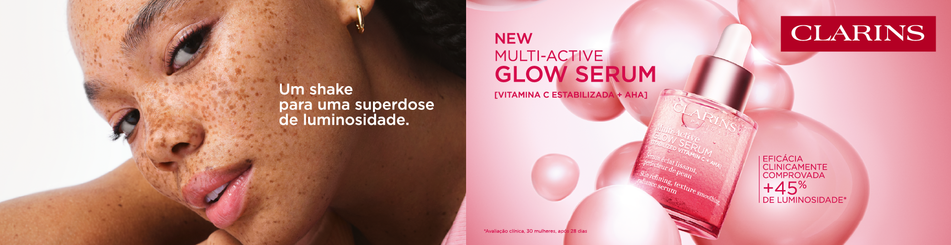 Novo Multi-Active Glow Serum Clarins.