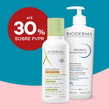 Produtos de Hidratação do Corpo com selo de desconto até 30% sobre preço de venda ao público recomendado.