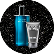 Perfume e creme hidratante de homem