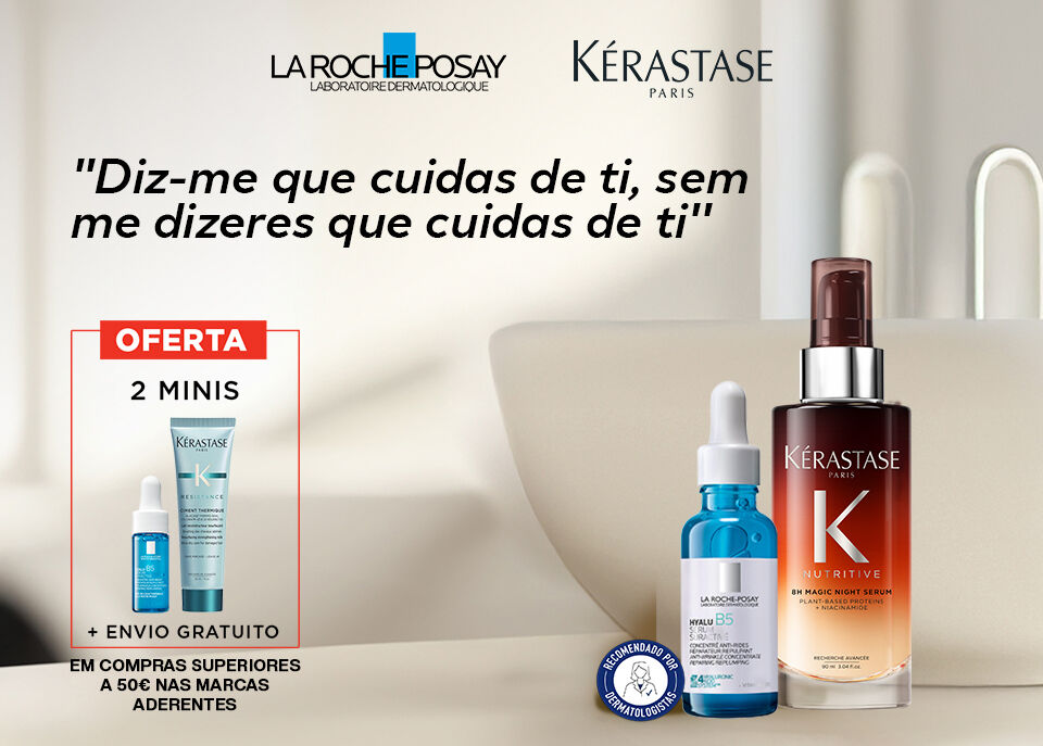 Oferta mini K&eacute;rastase e mini La Roche Posay