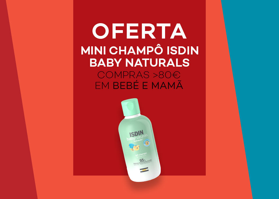 Oferta mini champô Isdin Baby Naturals Oferta mini champô Isdin Baby Naturals
