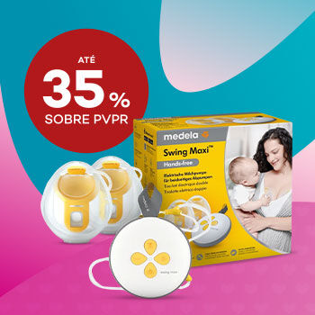 Produtos para as mamãs com desconto de até 35% sobre preço de Venda ao Público Recomendado