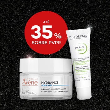 Artigos hidratantes com selo até 35% sobre preço de venda ao público recomendado