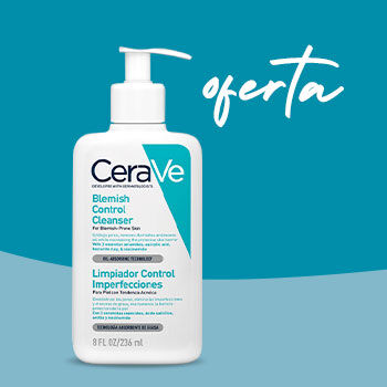 Gel Limpeza Blemish Control com a palavra oferta