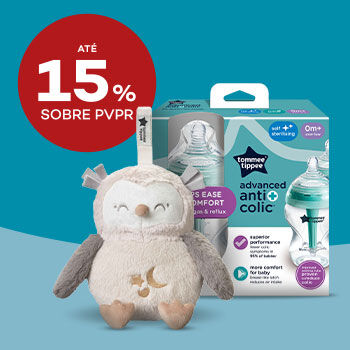 Pordutos da marca Tommee Tippee com até 15% sobre Preço de Venda ao Público Recomendado.