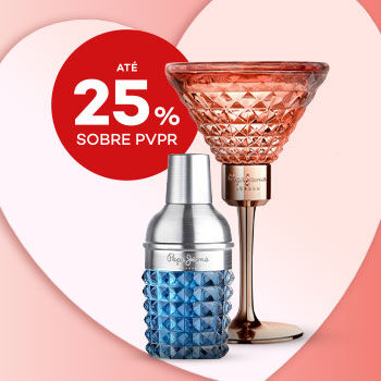 Perfumes Pepe Jeans com selo at&eacute; 25% sobre pre&ccedil;o de venda ao p&uacute;blico recomendado