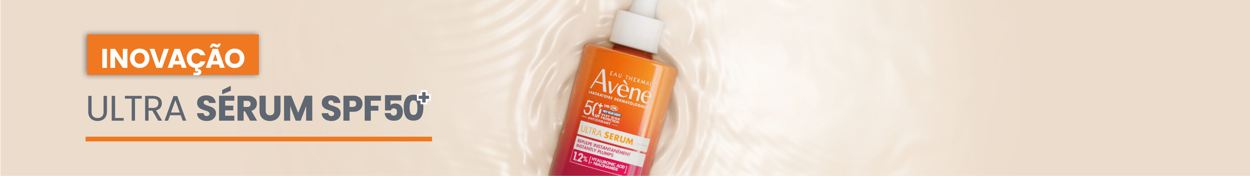Inova&ccedil;&atilde;, ultra s&eacute;rum SPF50+, descobre j&aacute;!