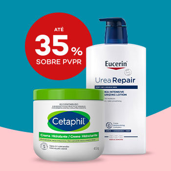 Hidratantes de Corpo com selo de desconto at&eacute; 35% sobre pre&ccedil;o de venda ao p&uacute;blico recomendado.
