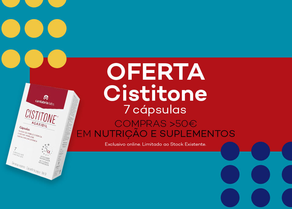 Oferta Cistitone 7 comprimidos em compras de Suplementos Oferta Cistitone 7 comprimidos em compras de Suplementos