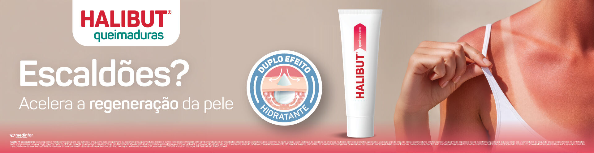 Halibut queimaduras, escald&otilde;es? Acelera a regenera&ccedil;&atilde;o da pele. Aproveitaj&aacute;!