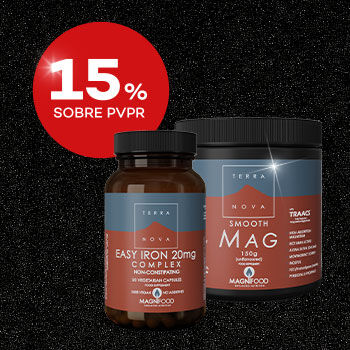 Terra Nova Produtos Terra Nova com selo de desconto de 15% sobre preço de venda ao público recomendado