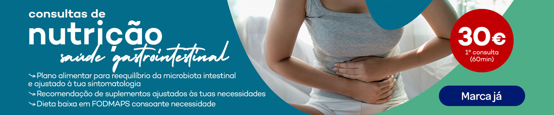 Banner Consultas Nutri&ccedil;&atilde;o Sa&uacute;de Gastrointestinal - Consultas Nutri&ccedil;&atilde;o