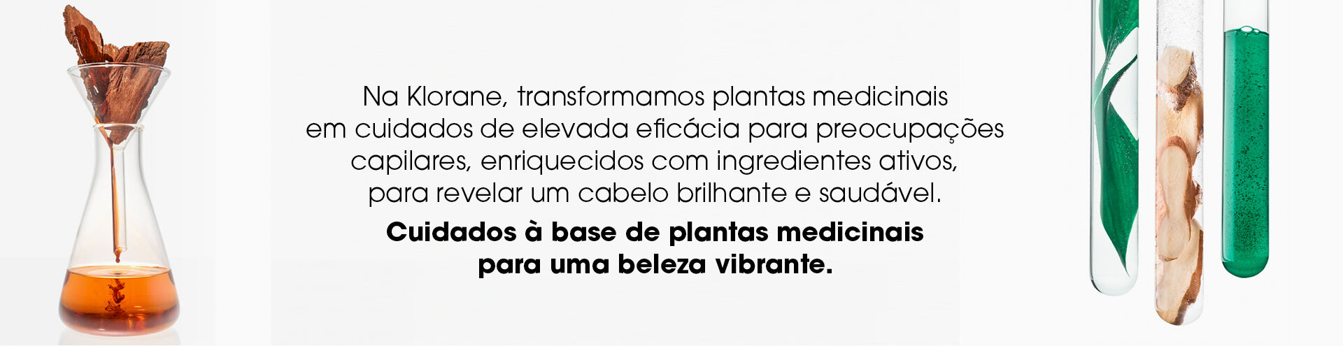 Na Klorane, transformamos plantas medicinais em cuidados de elevada efic&aacute;cia para preocupa&ccedil;&otilde;es capilares, enriquecidos com ingredientes ativos, para revelar um cabelo brilhante e saud&aacute;vel. Cuidados &agrave; base de plantas medicinais para uma beleza vibrante.