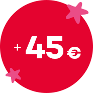 Presentes acima de 45&euro;