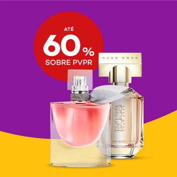 Perfumes Mulher e homem com desconto at&eacute; 60% sobre Pre&ccedil;o de Venda ao P&uacute;blico Recomendado.