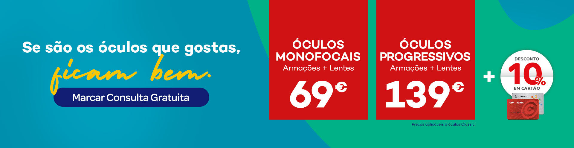 Banner - Marca Consulta - CLP Ótica