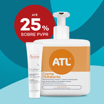 Hidratação Corporal com até 25% sobre preço de Venda ao Público Recomendado